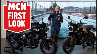 Husqvarnas NEW 2024 Svartpilen amp Vitpilen range arrives Exclusive walk around  MCN First Look [upl. by Aerdna]