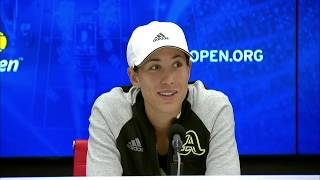 Garbiñe Muguruza quotEverybody is a threatquot  US Open 2019 R1 Press Conference [upl. by Auqinu658]