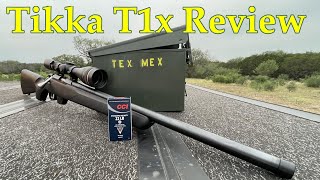 Tikka T1x Review [upl. by Tiat]