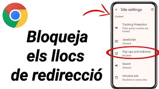 Com bloquejar llocs de redirecció al navegador Chrome  Bloqueja els llocs de redirecció 2024 [upl. by Oal869]