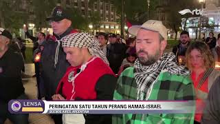 SATU TAHUN PERANG HAMASISRAEL  LENSA INDONESIA UPDATE RTV [upl. by Bixler129]