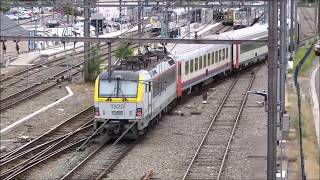 Viel Zugbetrieb am Bahnhof Welkenraedt Belgien Entspannen Sie sich mit Zügen [upl. by Herries147]