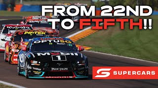 EVERY pass from Chaz Mosterts charge through the field  2024 betr Darwin Triple Crown  Supercars [upl. by Panthia]