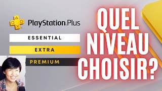 PlayStation Plus  quel niveau dabonnement choisir pour les noobs Essentiel Extra Premium [upl. by Lokcin]