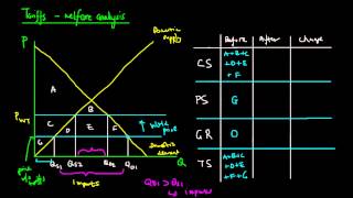 Tariffs Welfare Analysis [upl. by Basset]