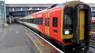 Southwest Trains Class 159 Departing Clapham Junction 08117 [upl. by Atisusej]