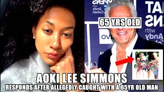 Aoki Lee Simmons Responds After Pic Leaks Allegedly Kissing 65yr Old Man  Reacts To Earthquake [upl. by Tinya959]