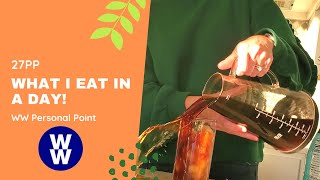 What I Eat In A Day  WW Personal Points  Weight Loss [upl. by Gally]