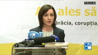 Maia Sandu quotNu neam lăsat intimidați Ați demonstrat o mobilizare extraordinarăquot [upl. by Eillas]