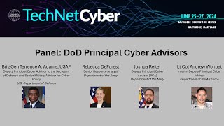 Panel DoD Principal Cyber Advisors [upl. by Siramed]