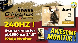 iiyama GMASTER GB2590HSU 24 inch 1080p Gaming Monitor [upl. by Nanci]