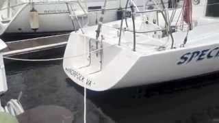 How to Tie Off a Boat in a Public Marina  Boating Tips [upl. by Refinej]