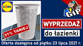 LIDL  Oferta od Piątku 23072021  Wyprzedaż  Do Łazienki [upl. by Rider]