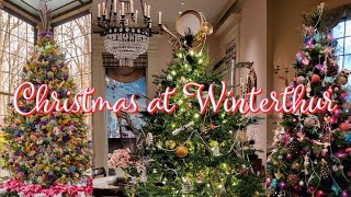 Christmas at Winterthur  Grand American Mansion Tour 🥹🎄🏠🎁 [upl. by Ahsika]