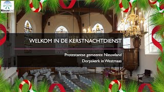 Kerstnachtdienst 24 december 2023  ds ME Vroonland [upl. by Yrtnej]