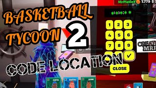 Fortnite  Basketball Tycoon 2 Code Location [upl. by Holly356]