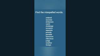 Find The Misspelled Words  English Challenge  english footballspeech speech englishlanguage [upl. by Oigile469]