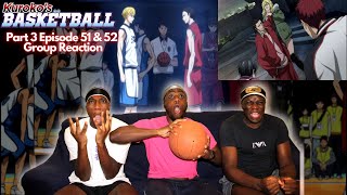 THIS GUY STEALS MOVES KISE IS LOSING KUROKO NO BASKET Episode 51 amp 52  100 BLIND REACTION [upl. by Hieronymus701]