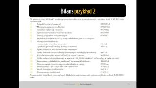 12 Bilans przykład nr 2 [upl. by Alegnat]