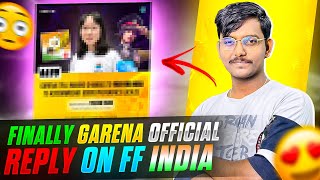 Are Iski Maaka😨Finally Garena Officially Replied On Free Fire India🤡 [upl. by Ydnic]