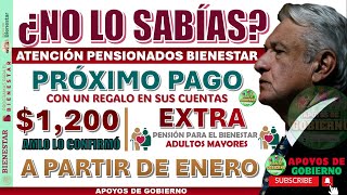 🎁💥¡UN REGALO PARA LOS ADULTOS MAYORES🎁💥OBTENDRÁN UN EXTRA DE 1200 EN SU PRÓXIMO PAGO DE LA PENSIÓN [upl. by Curry90]