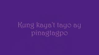 Nagatuo ako  Jimmy Bondoc Lyrics [upl. by Mayes]