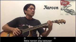 Naroon  Yano Guitar Cover w ChordsampLyrics [upl. by Adniled]