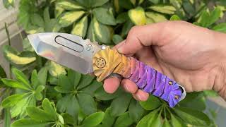 Medford Knives Praetorian Genesis T Vulcan Tanto Custom Knife From R1MarketPlace [upl. by Norok463]