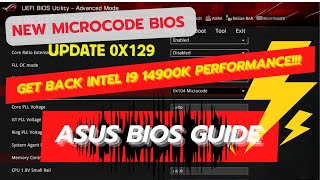 Guide to Undervolting and Sync all Cores Asus BIOS Intel i9 14900k Improve Temps and Performance ⚡️ [upl. by Ranger]