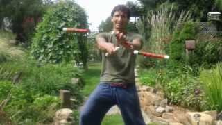 Nunchaku Flow Tutorial  Windmill Linked [upl. by Aseen]