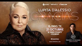 Lupita Dalessio  Gracias Tour  El Paso County Coliseum  El Paso TX  Octubre 21 [upl. by Aikkan221]