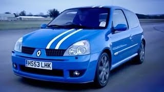 Renault Clio 182 Road Test amp Review  Top Gear [upl. by Lemuela]