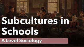 Subcultures in Schools  A Level Sociology [upl. by Heger]