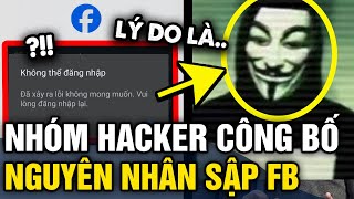 Nhóm hacker khét tiếng ANONYMOUS thông báo NGUYÊN NHÂN vụ sập Facebook toàn thế giới  Tin 3 Phút [upl. by Ytirahs]