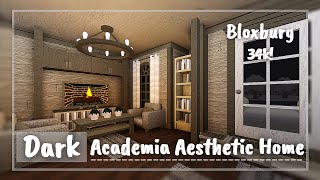 Roblox Bloxburg quotDark Academia Aesthetic Homequot Speed build  Tour  January 10 2021  Minami Oroi [upl. by Tillinger417]