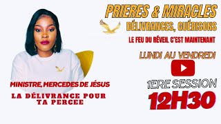 PRIERES amp MIRACLES  THEME DELIVRANCE DE TA PERCÉE  120424 [upl. by Isyad]