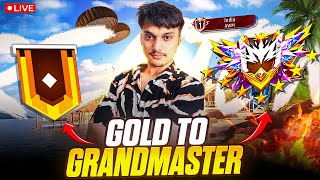 🔴Live Dominating Top 1 Grandmaster V Badge Lobby🗿😤Serious Grandmaster Pushing😡Garena Free Fire [upl. by Nywled]