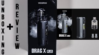 Voopoo Drag X Plus Vape UnboxingampReview  4K [upl. by Mara383]