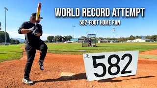 WORLD RECORD ATTEMPT for the FARTHEST BASEBALL EVER HIT  with KingofJUCO 2023 [upl. by Au665]