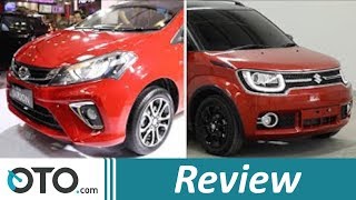 Daihatsu Sirion AT vs Suzuki Ignis GX AGS I Review  OTOcom [upl. by Egin]