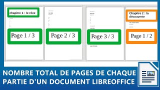 paginer différentes parties dun document avec Writer de Libreoffice [upl. by Nera]