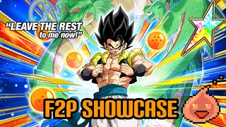 GREAT 👍  100 F2P EZA PHY Gogeta Lvl 10 Links F2P Showcase  DBZ Dokkan Battle vtuber [upl. by Emelita613]