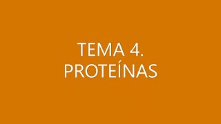 BIOLOGÍA SELECTIVIDAD PROTEÍNAS [upl. by Ahtnamys]