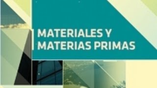 Hierro Materiales y materias primas [upl. by Guillaume]