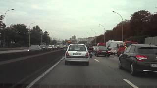 Paris Highway System les Autoroutes de Paris  Timelapse [upl. by Smalley]