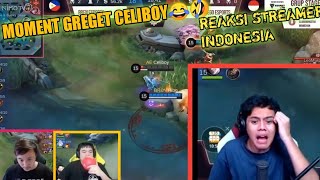 Moment GREGET CELIBOY DI M2😂  REACTION STREAMER INDONESIA [upl. by Narak]