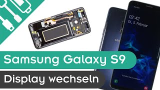 Samsung Galaxy S9 Display wechseln  kaputtde [upl. by Neelehtak257]