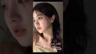 Face mask for glowing skin 🤍✨ytshorts skincare beauty [upl. by Hsiri]