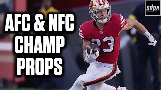 NFL Conference Championship Round Picks Updates Props and Best Bets  Drew amp Stew [upl. by Ahsinehs]