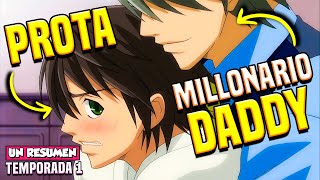 🏳️‍🌈TERMINO siendo ADOPTADO por un MILLONARIO A CAMBIO de ESTAR CON EL  Junjou Romantica Resumen [upl. by Gentilis]